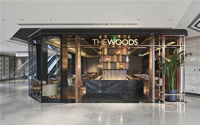 THE WOODS 咖啡+輕餐飲特色餐飲店面裝修設(shè)計(jì)